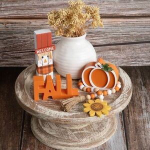 Orange Fall Home Accent Set